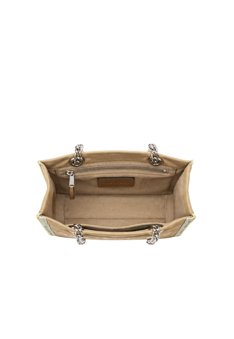 Marc Jacobs The Denim Chain Small Tote Bag In Beige 2F4HTT029H05