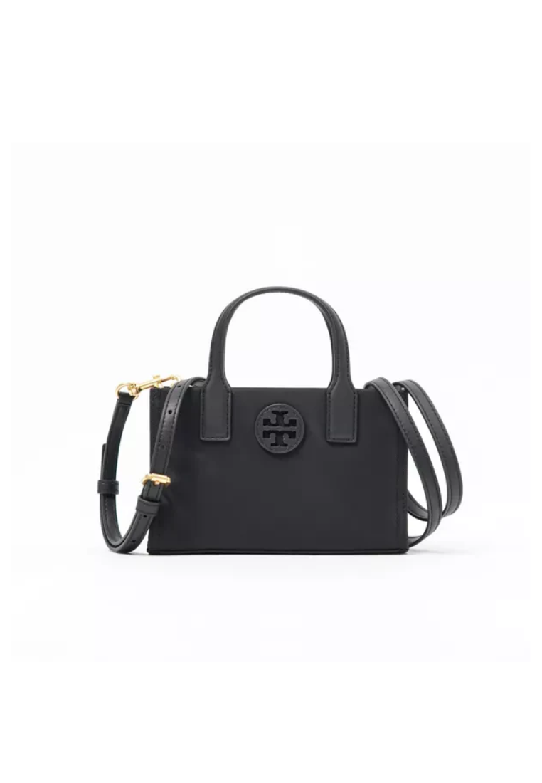 Tory Burch Ella Mini Tote Bag In Black 146437