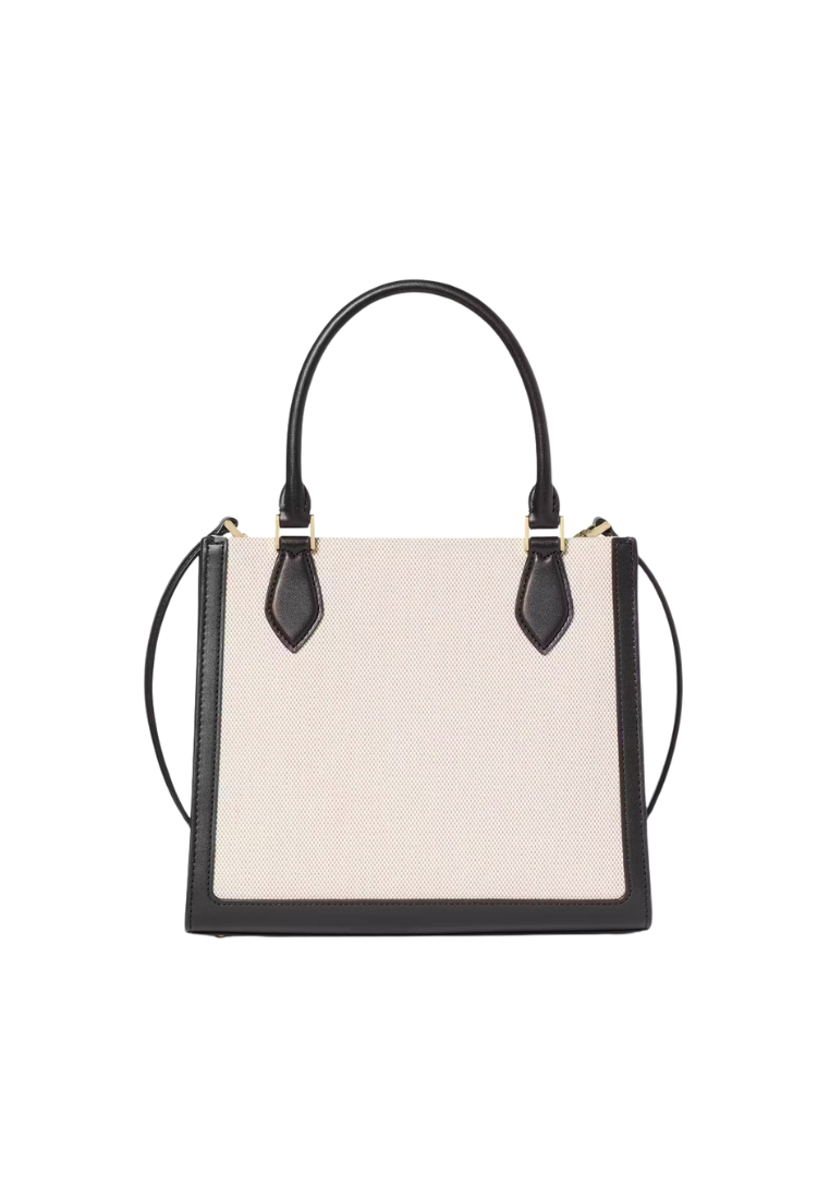 Kate Spade Ellie Canvas Small Tote Bag In Black Multi KK098