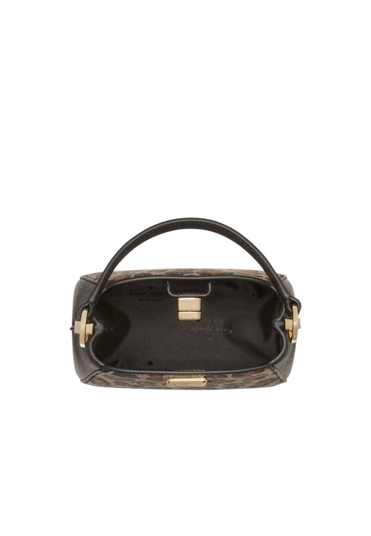 Kate Spade Phoebe Mini Top Handle Crossbody Bag In Brown Multi KJ929