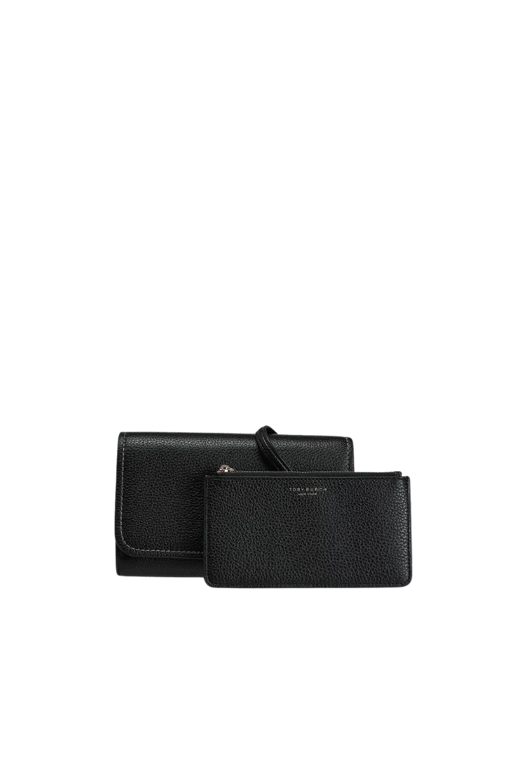 Tory Burch Thea Crossbody Bag With Flat Wallet In Black 146467