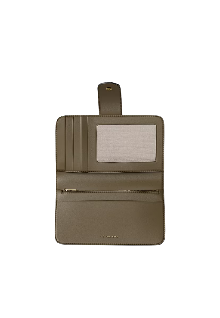 ( PREORDER ) Michael Kors MK Pop Charm Medium Wallet In Loden 32S6G17F8L