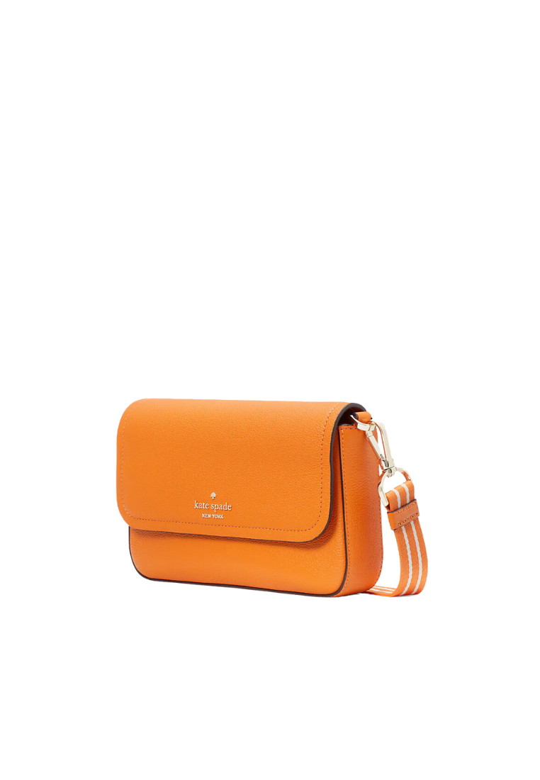 Kate Spade Rosie Flap Crossbody Bag In Carrot KA646