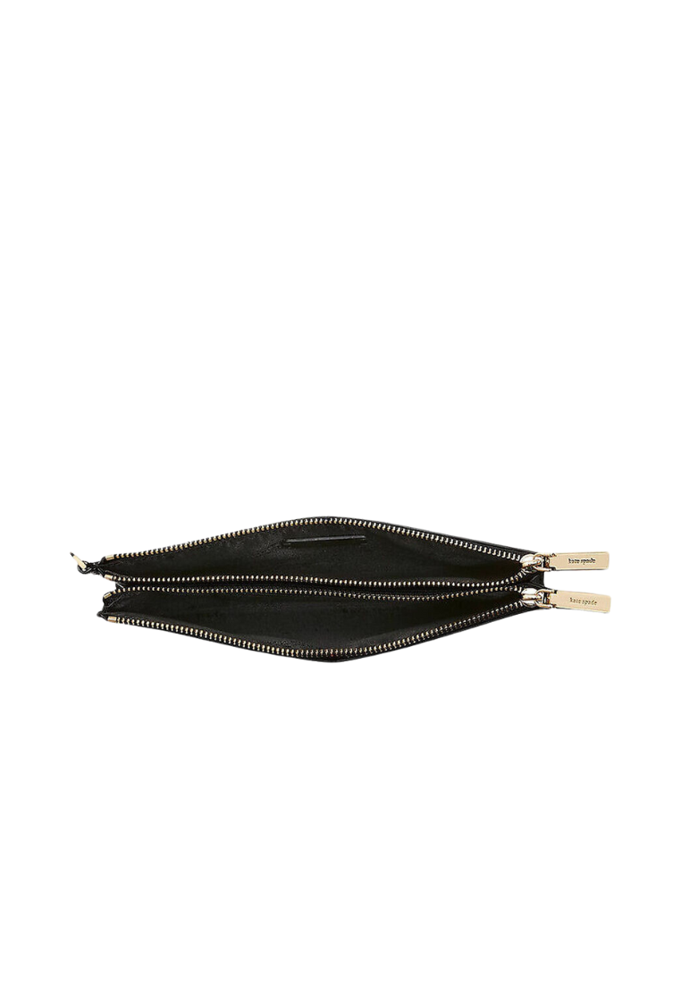 Kate Spade Madison Double Zip Wristlet In Black KC588