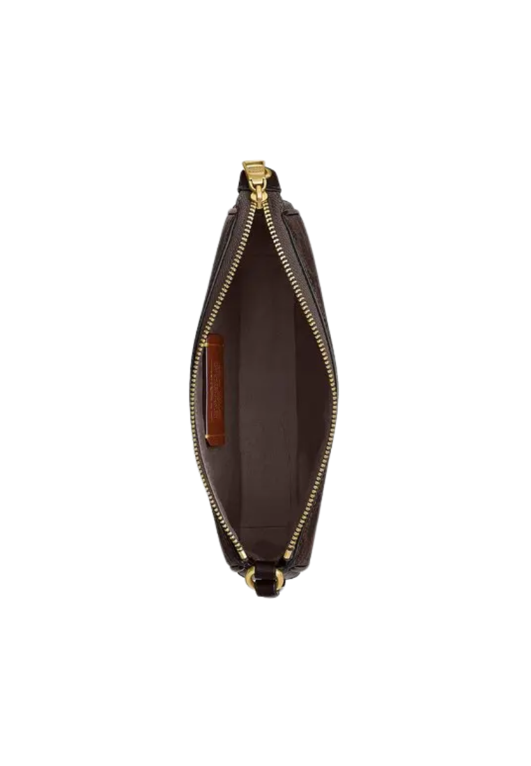 Coach Plaza Bag 18 Shoulder Bag Signature Canvas In Maple CCD38