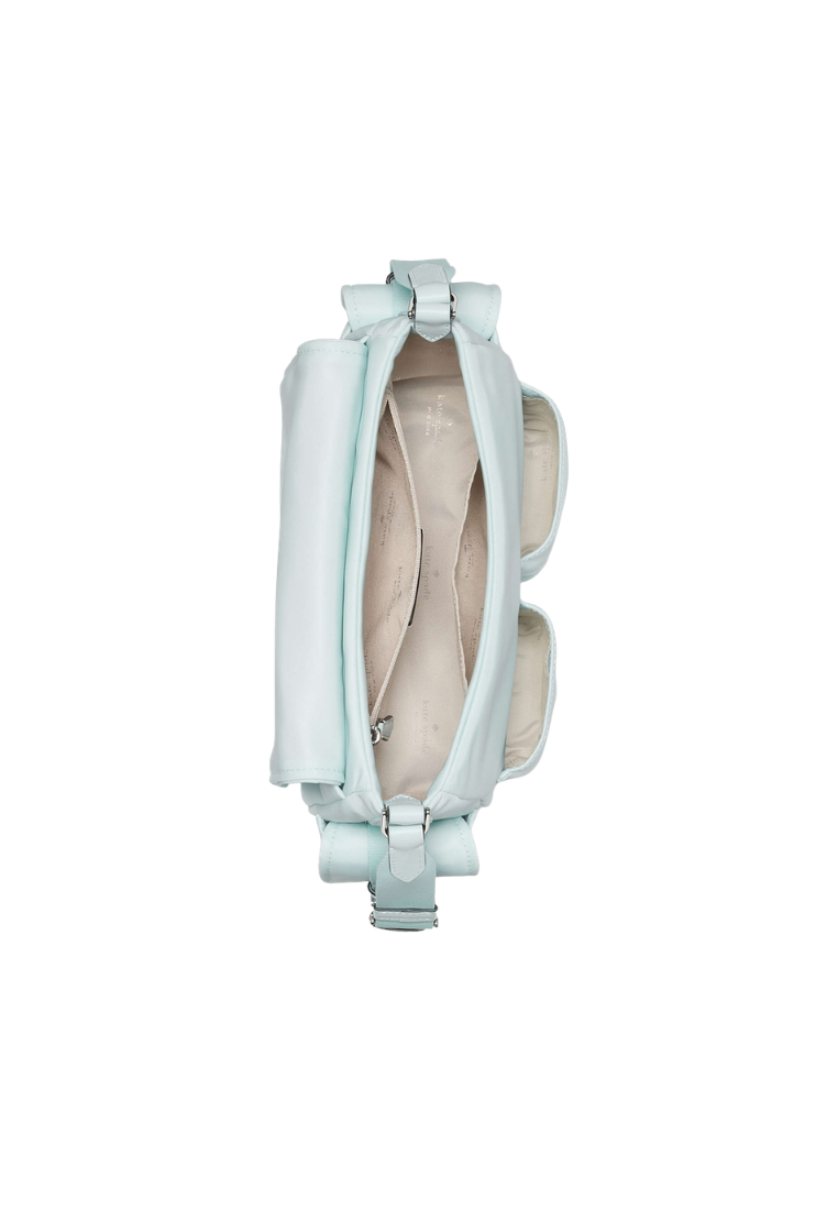 Kate Spade Carter Nylon Cargo Crossbody Bag In Crisp Sky KN672
