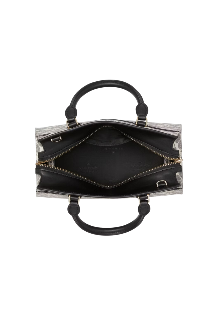 Kate Spade Signature Spade Flower Small Satchel Bag In Black Multi KI792