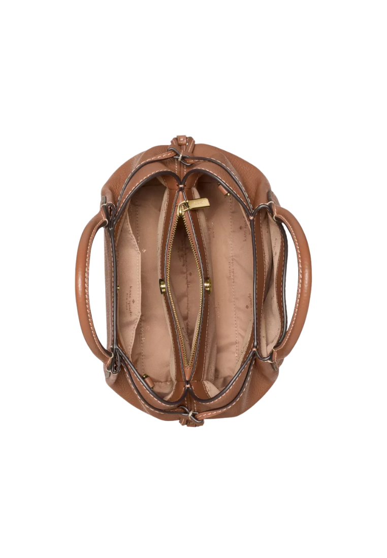 Kate Spade Dumpling Satchel Bag In Warm Ginger KP933