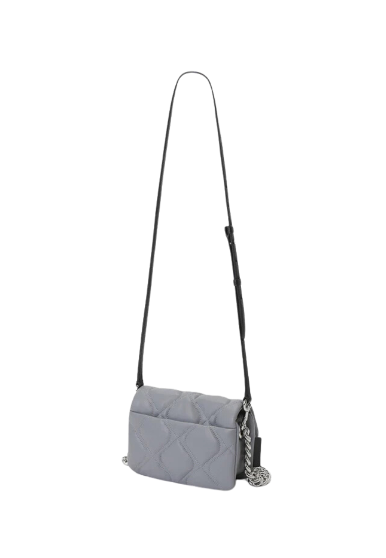 Marc Jacobs Small Quilted Pillow Crossbody Bag In Rock Grey H949L01RE22