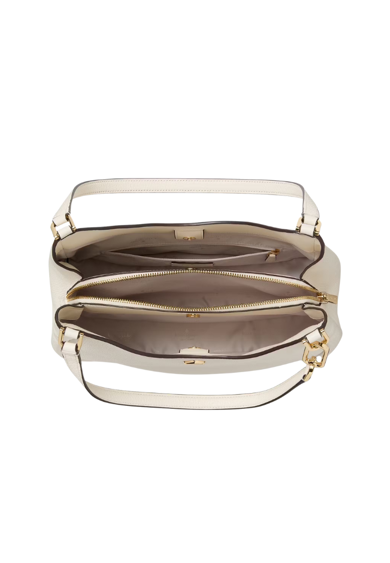 Kate Spade Kayla Large Triple Compartment Shoulder Bag In Meringue KL804