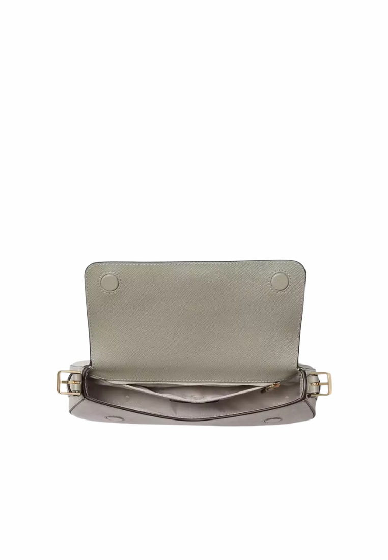 Kate Spade Madison Small Flap Shoulder Bag In Dusky Pine KK952