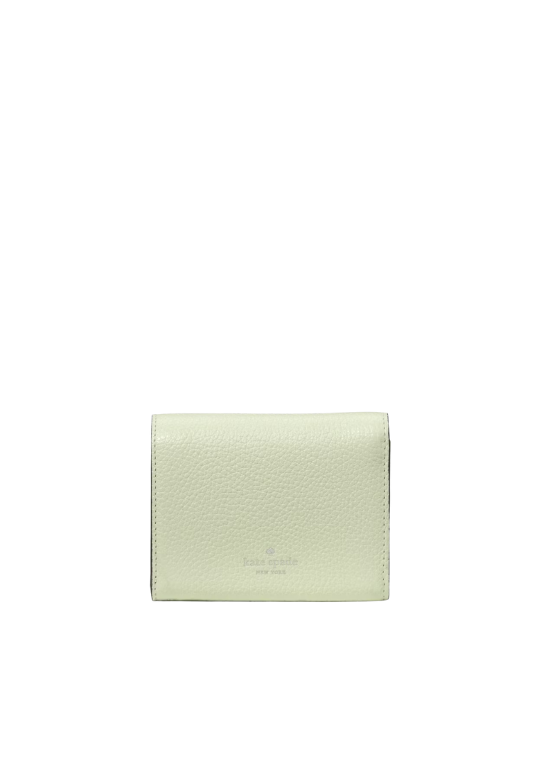 Kate Spade Kayla Small L-Zip Wallet In Lime Frost KK056