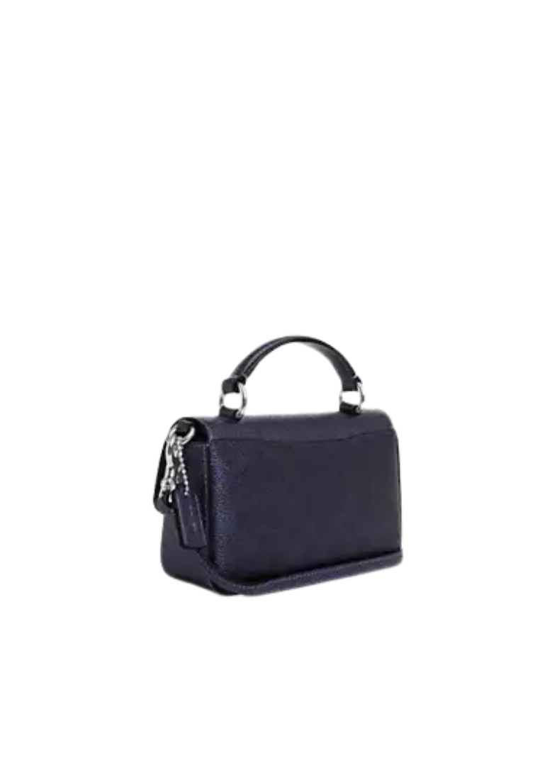 Coach Mini Josie Top Handle In Signature Canvas In Blue Navy CCK68