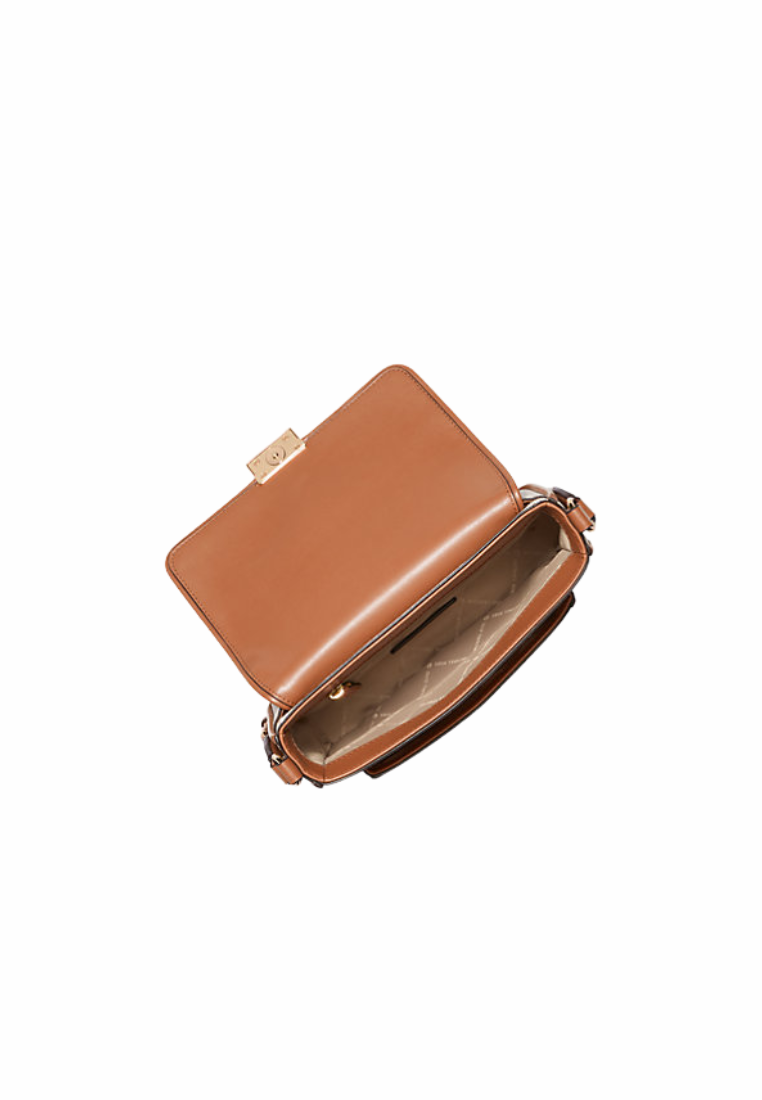 Michael Kors Bradshaw Medium Signature Logo Messenger Bag In Vanilla 35R5G2BM8B