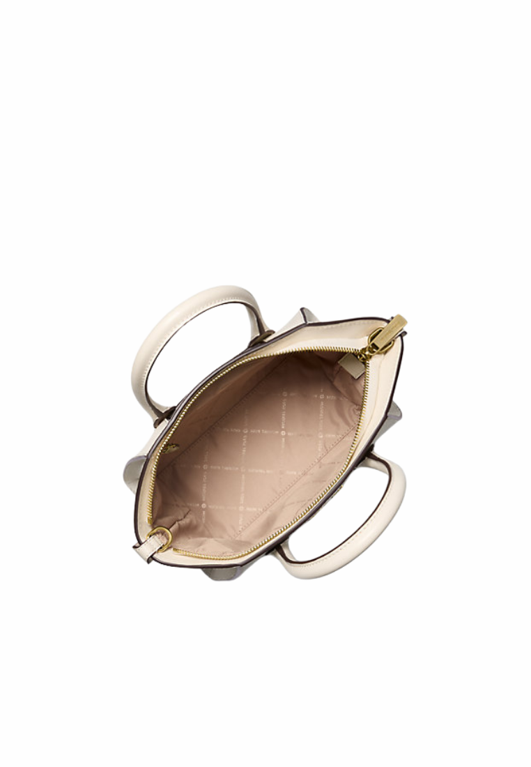 Michael Kors Avril Small Satchel Bag In Light Cream 35F4G4VS1L