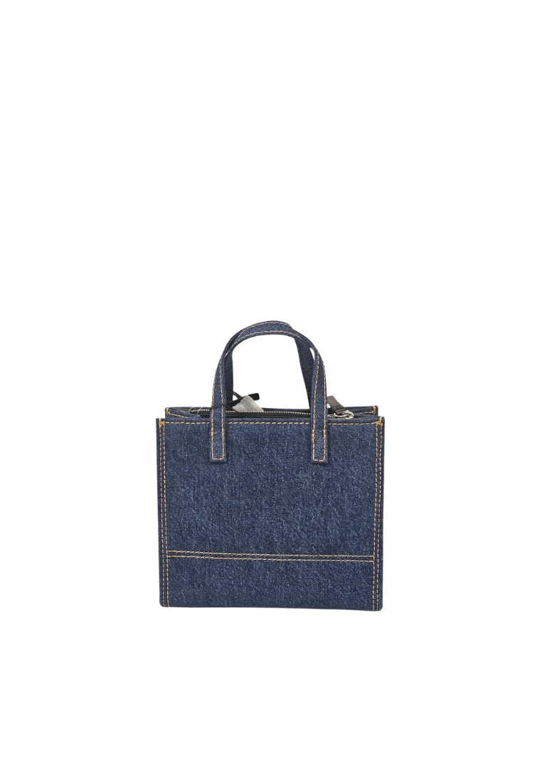 Marc Jacobs Mini Grind Denim Tote Bag In Denim 4S5HTT078H02