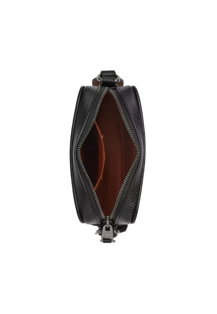Coach Sullivan Crossbody Bag Signature Canvas In Walnut Black CAT78