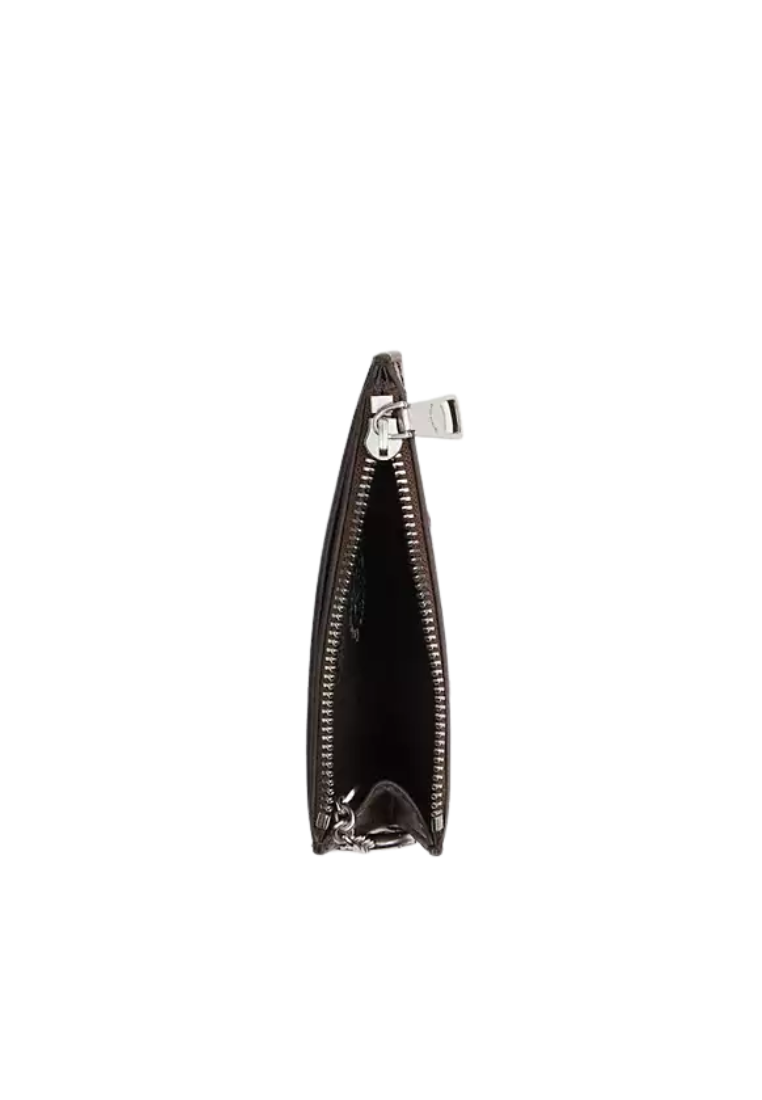 ( PREORDER ) Coach Alter Ego Zip With Key Ring Card Case In Maple CDU08