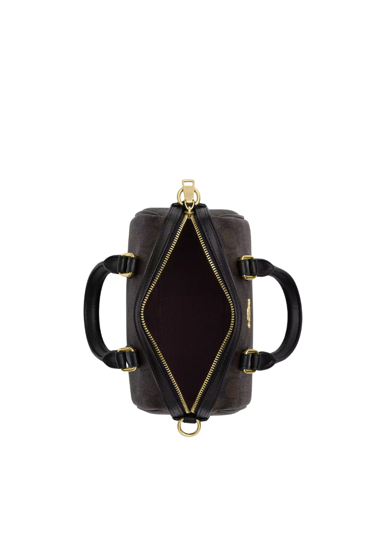 ( PREORDER ) Coach Mini Rowan Crossbody Bag In Walnut Black CW329