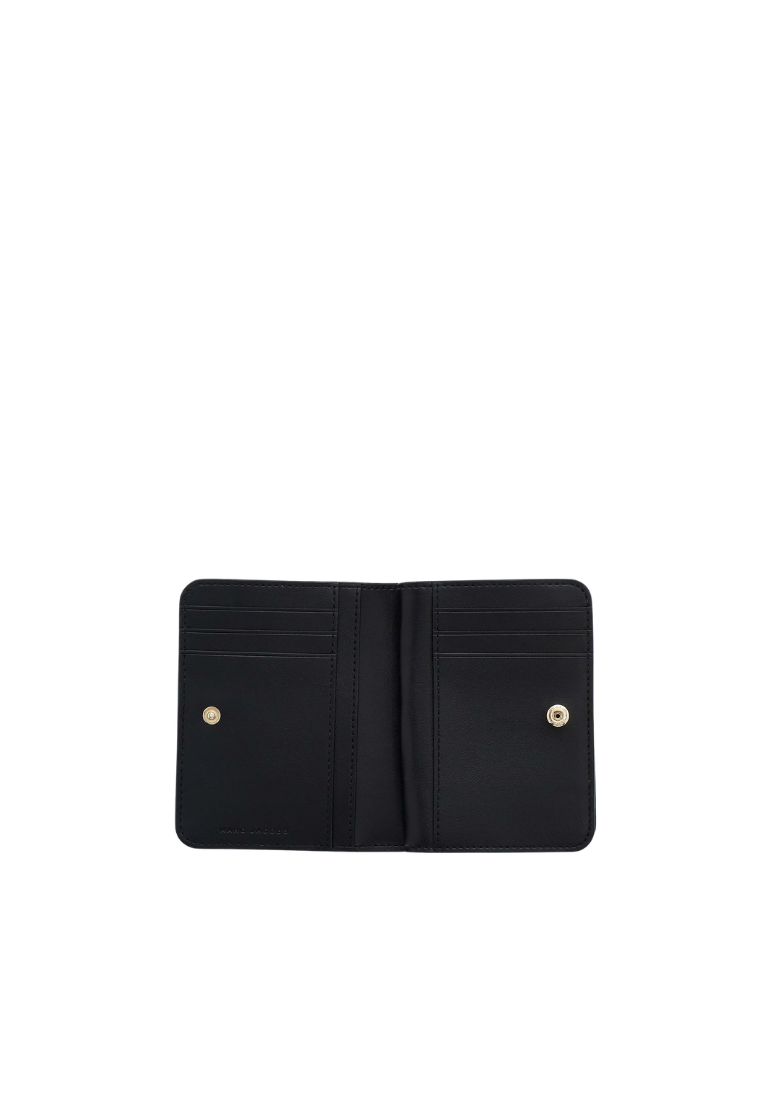 Marc Jacobs The Pebble J Marc Mini Compact Wallet In Black 2F5SMP066S01