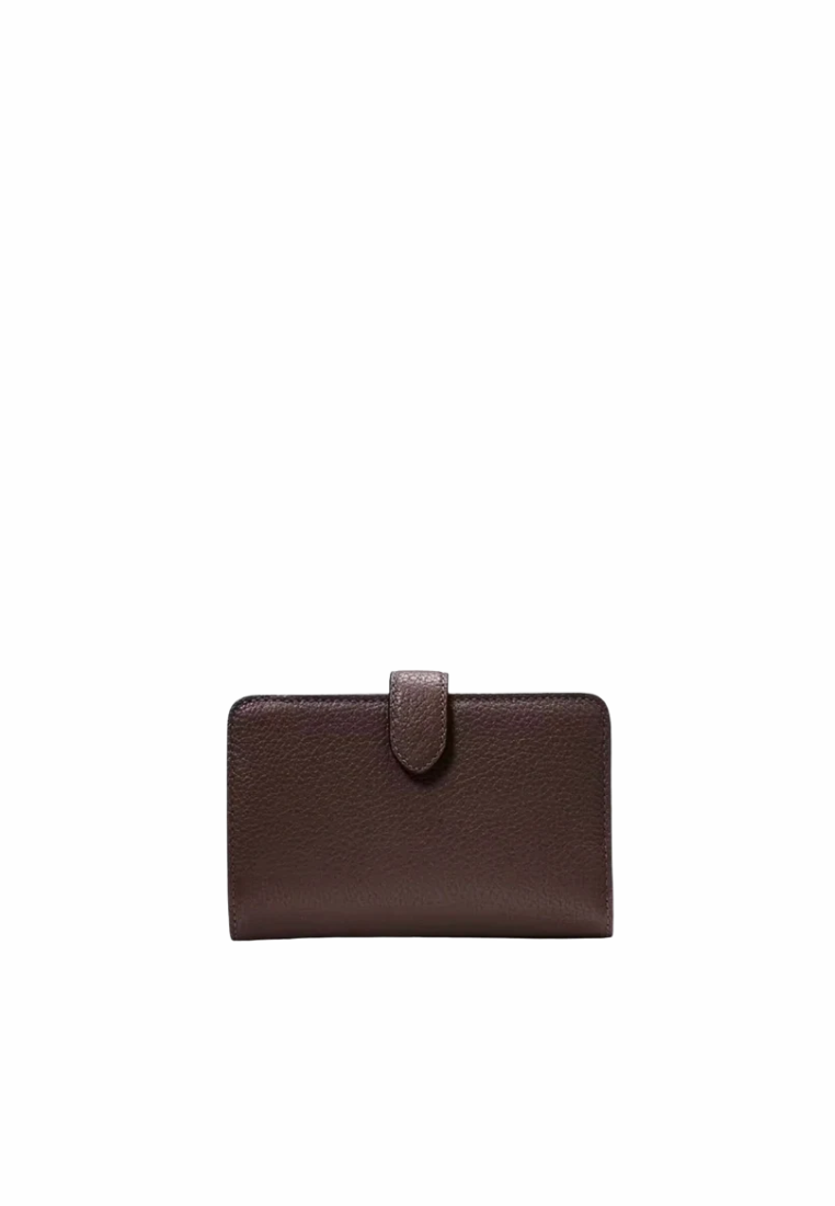 Kate Spade Lena Medium Compact Bifold Wallet In Hot Fudge KH787