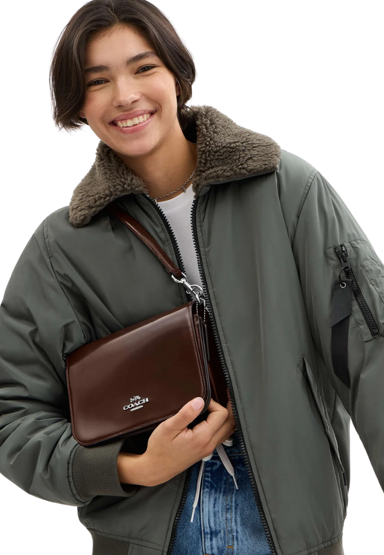 Coach Quinn Shoulder Bag In Maple CY657