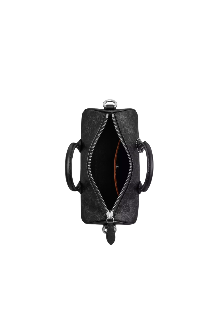 ( PREORDER ) Coach Compass 25 Crossbody Bag In Signature Black CFP94