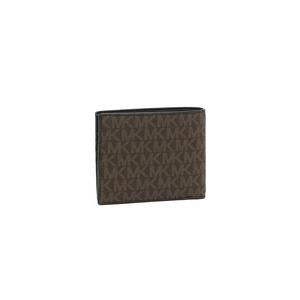 Michael Kors Cooper Billfold 36U9LCRF6B Wallet With Passcase In Brown Black