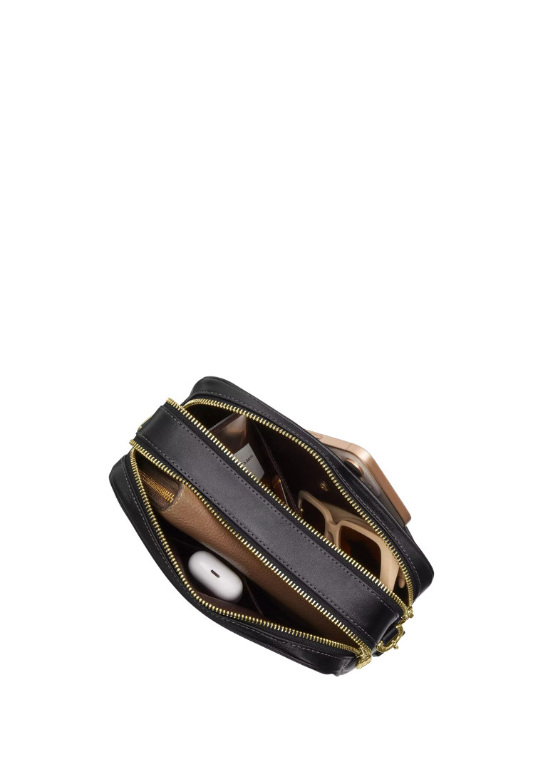 ( PREORDER ) Coach Carey Crossbody Bag In Gold Black CEB28