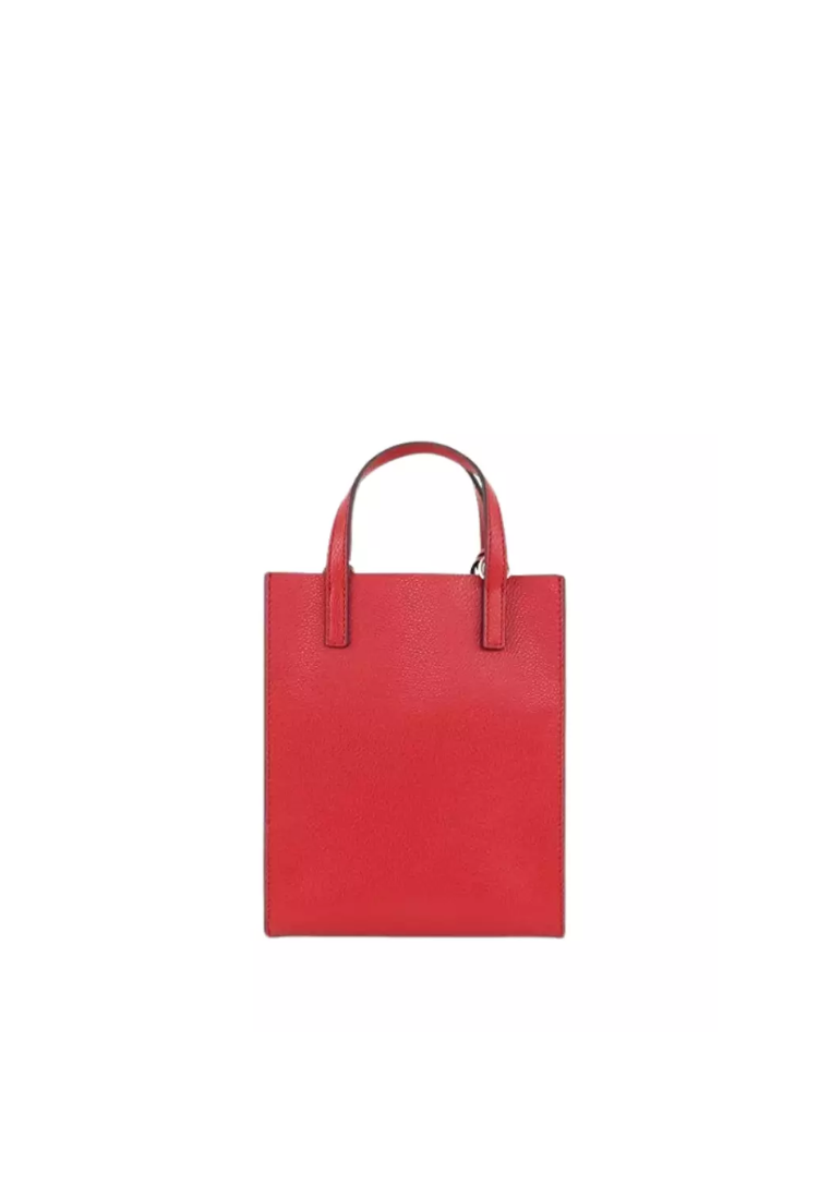 Marc Jacobs Micro Mini Grind Tote Crossbody bag In Savvy Red H001L03FA22