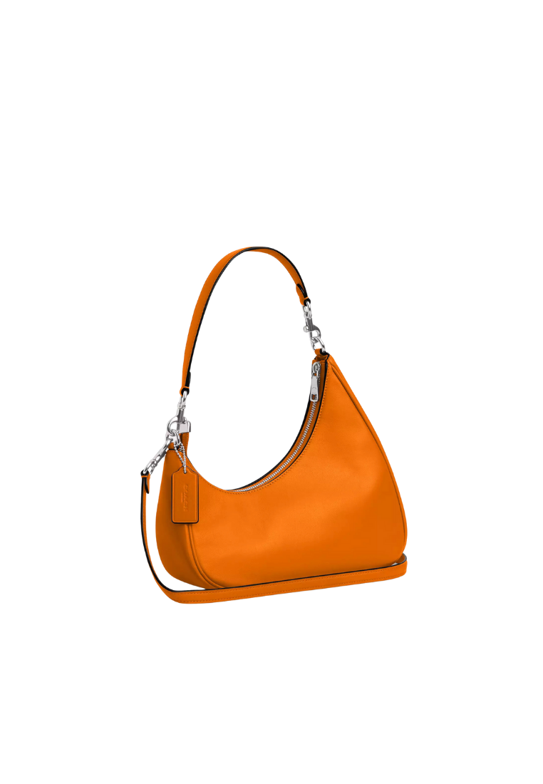 ( PREORDER ) Coach Twisted Teri Shoulder Bag In Bright Mandarin CBI01