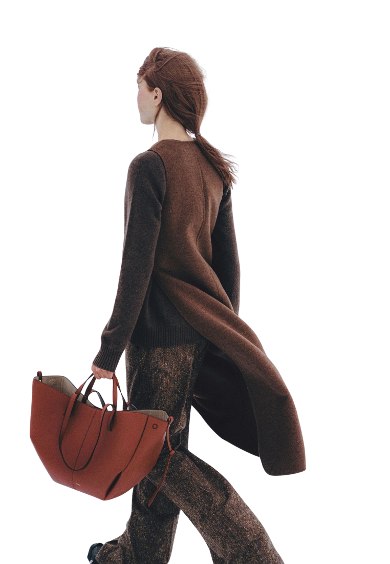 ( PREORDER ) Polene Cyme Tote Bag In Red Clay