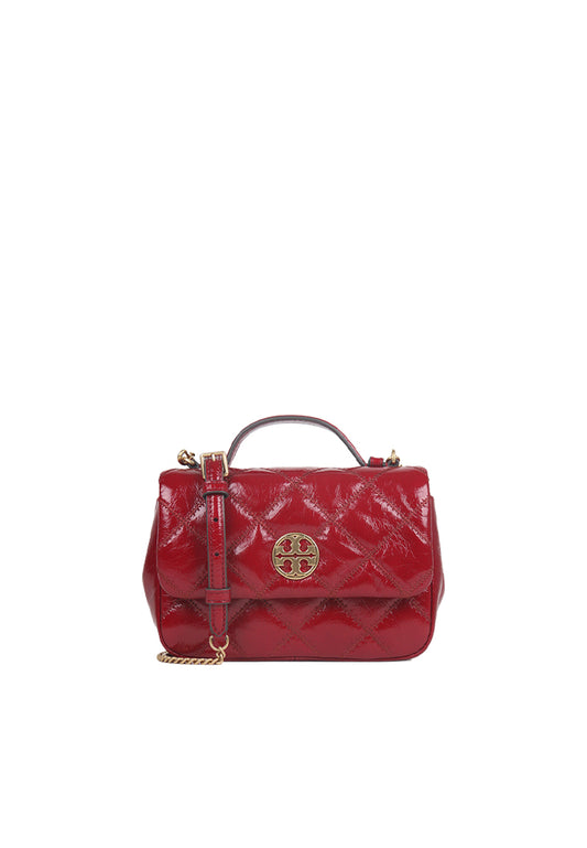Tory Burch Willa Mini Top Handle Crossbody Bag In Sorrel 153366