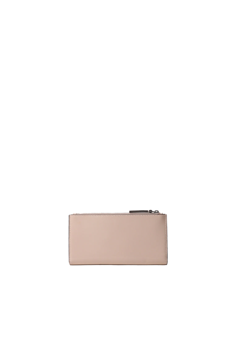 Tory Burch Blake Patent Slim Wallet In Soft Pink 156498