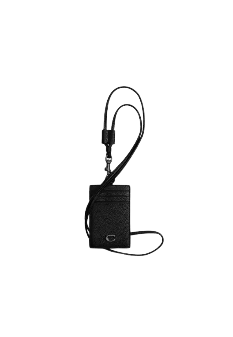 ( PREORDER ) Coach Id Lanyard Lanyard In Black CAN40