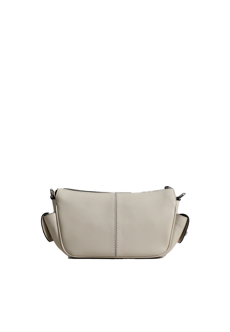 Marc Jacobs Signet Turnlock With 2 Pockets Shoulder Bag In Marshmallow 4R5HSH013H01