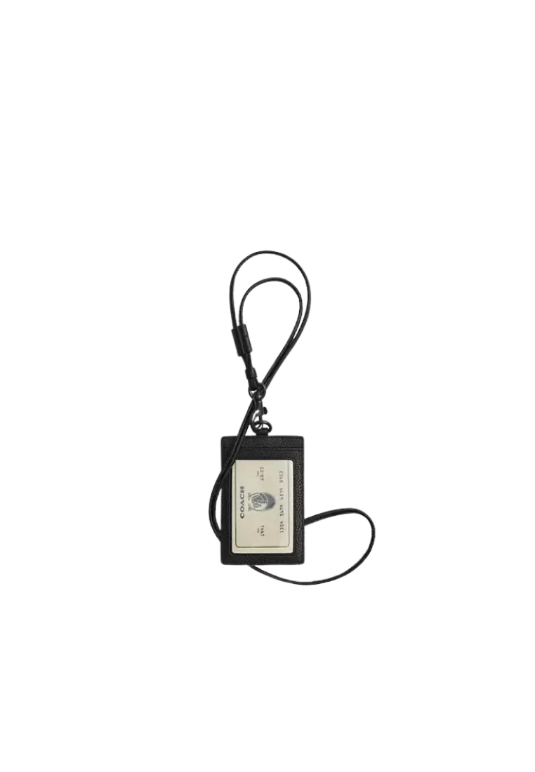 ( PREORDER ) Coach Id Lanyard Lanyard In Black CAN40