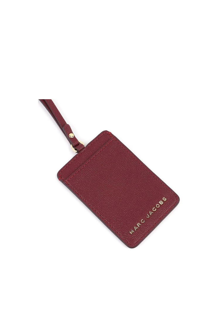 Marc Jacobs ID Holder Lanyard In Pomegranate M0016992