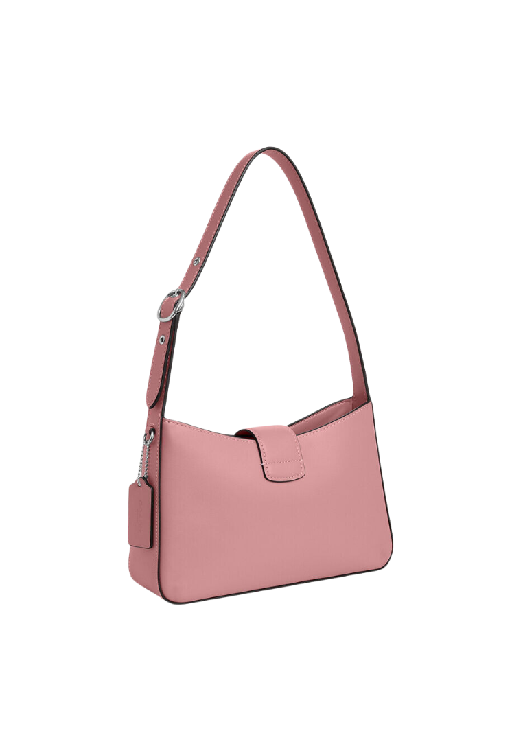 Coach Eliza Shoulder Bag In True Pink CP004