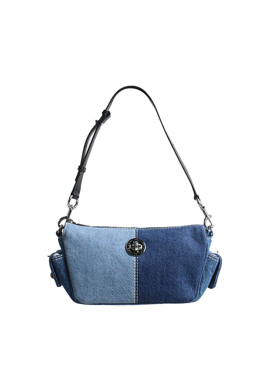 Marc Jacobs Signet Turnlock With 2 Pockets Shoulder Bag In Dark Denim 4S6HSH207H02