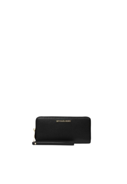 Michael Kors Jet Set Travel Continental Large Wallet 35T7GTVE7L In Black