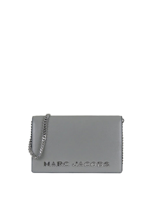 Marc Jacobs Clutch Crossbody Bag Leather In Rock Grey 4R3SMN015S01