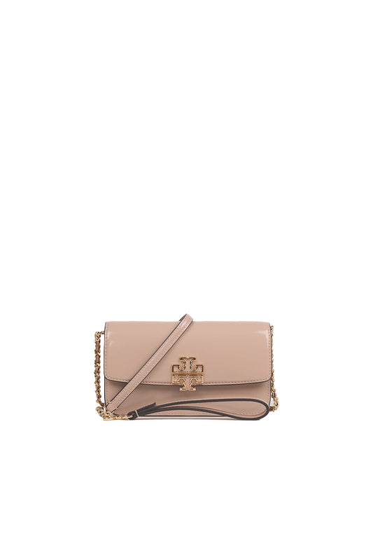 Tory Burch Britten Chain Wallet Crossbody Bag In Devon Sand 146671