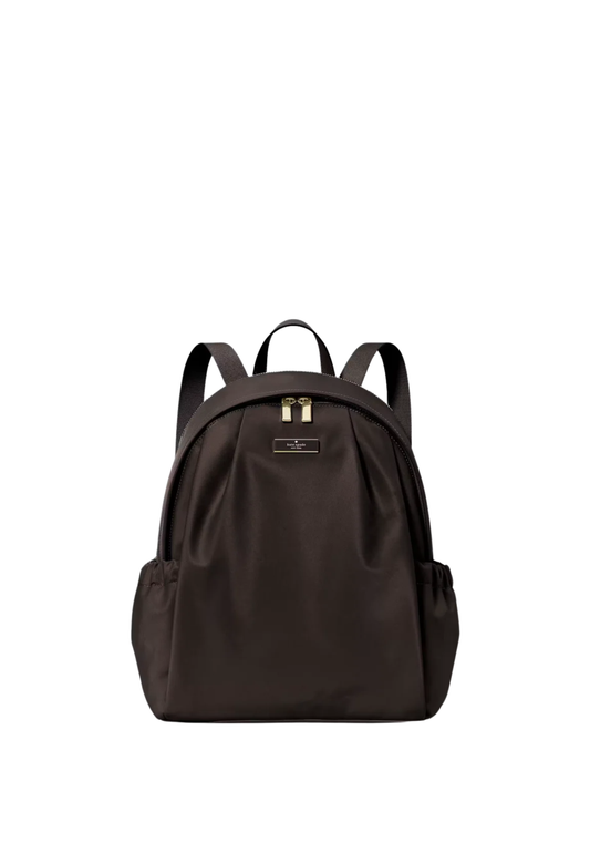 Kate Spade Carter Nylon Large Backpack In Hot Fudge KL962