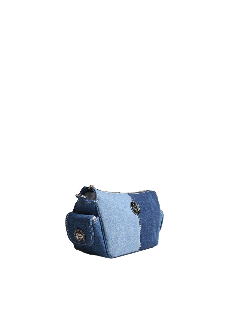 Marc Jacobs Signet Turnlock With 2 Pockets Shoulder Bag In Dark Denim 4S6HSH207H02