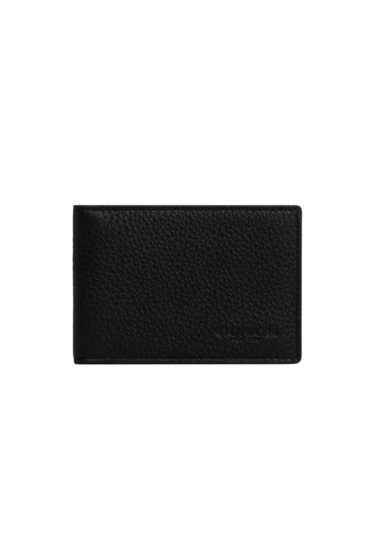 Coach Billfold Wallet Compact In Black CM167