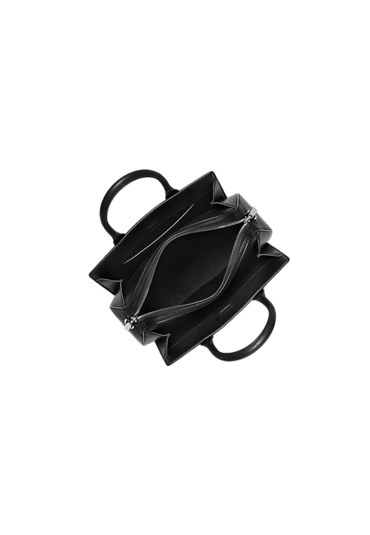 ( PREORDER ) Michael Kors Laila Small Metallic Signature Logo Satchel Bag In Black 30F5S9IS1R