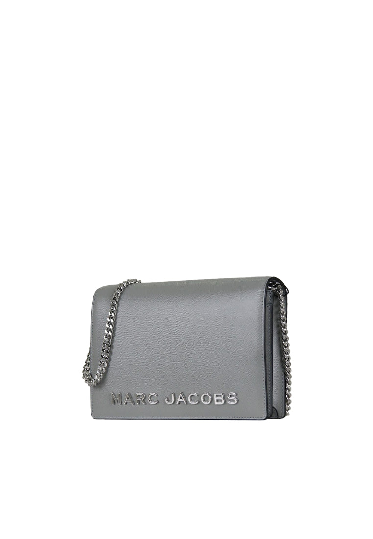 Marc Jacobs Clutch Crossbody Bag Leather In Rock Grey 4R3SMN015S01