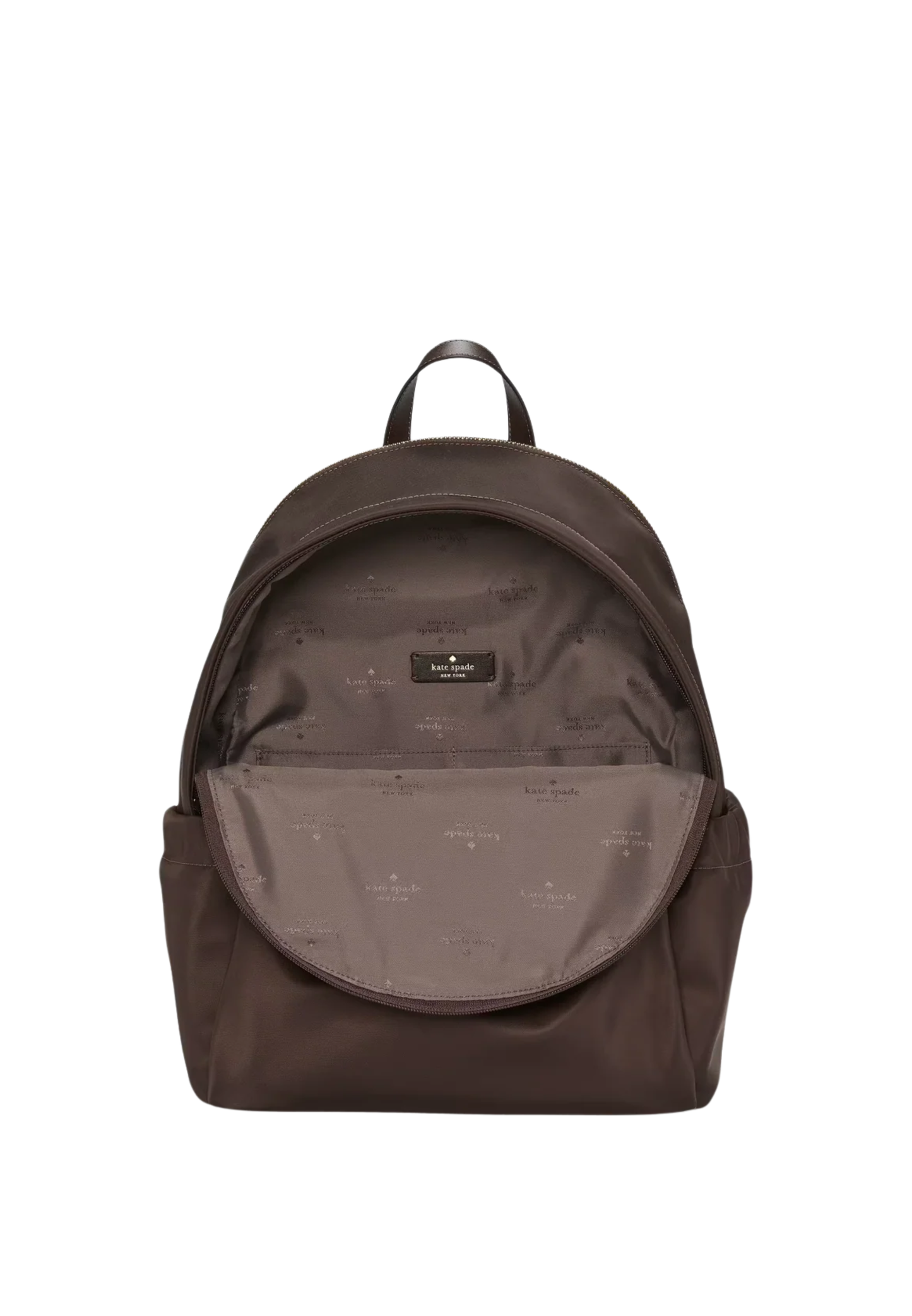 Kate Spade Carter Nylon Large Backpack In Hot Fudge KL962