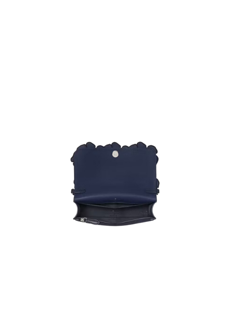 Kate Spade Madison Embroidered Floral Willow Mini Flap Crossbody Bag In Blue Multi KJ047